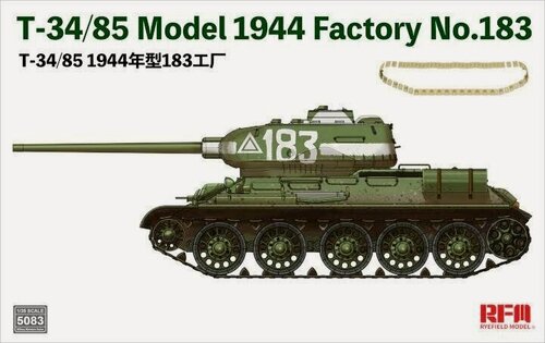 Изображение товара 5083 RFM Танк Т-34/85 1944 года (Завод 183) 1/35