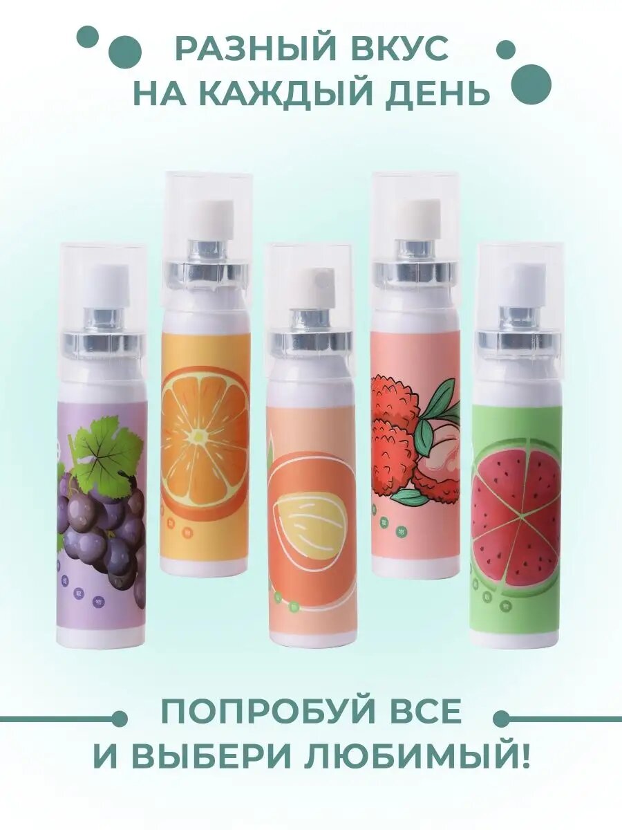Изображение Освежающий спрей для полости рта со вкусом