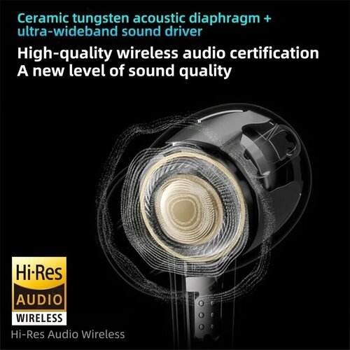 ViVO TWS 4 HiFi True Wireless с активным шумоподавлением 55 дБ, наушники LDAC TWS Bluetooth 5.4 aptX без потерь, LDAC IP54