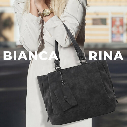 Сумка шоппер BIANCA RINA, черный 1