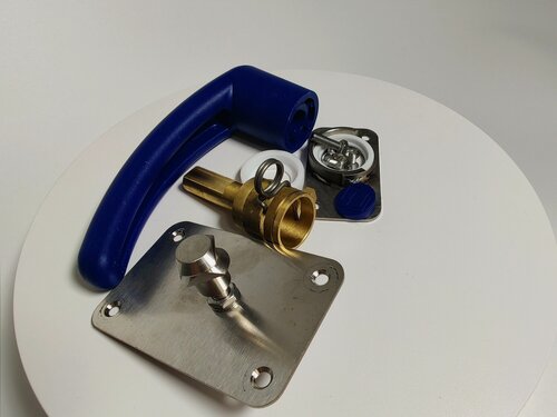 Изображение товара Замок в сборе для Пароконвектомата Абат выпуск декабрь 2008 г. и по настоящее время код 110000006861