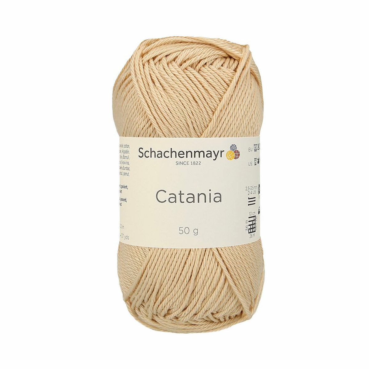 Catania /Катания/ пряжа Schachenmayr Originals, MEZ, 9801210 (00404, sand (песок), бежевый)