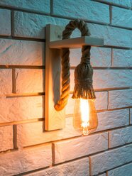 Настенный деревянный светильник ROGGWIL NATURAL E27 ручной работы, без покрытия