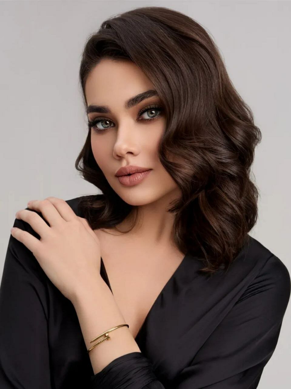 Браслет, размер 20 см, золотистый — фото 1