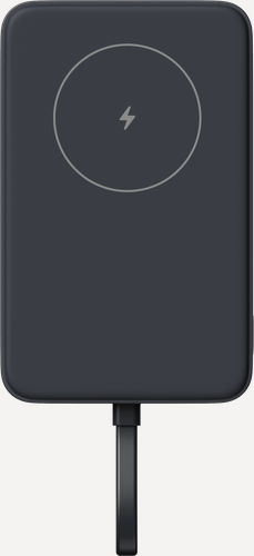 Изображение товара Внешний аккумулятор 33W Magnetic Power Bank Gray, 10000mAh, серый, с встроенным кабелем