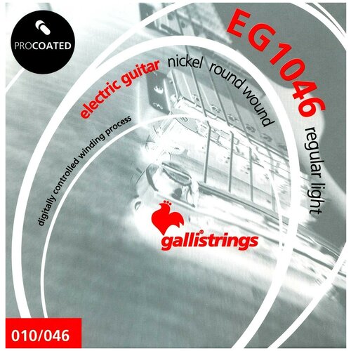 Струны для электрогитары Galli Strings EG1046