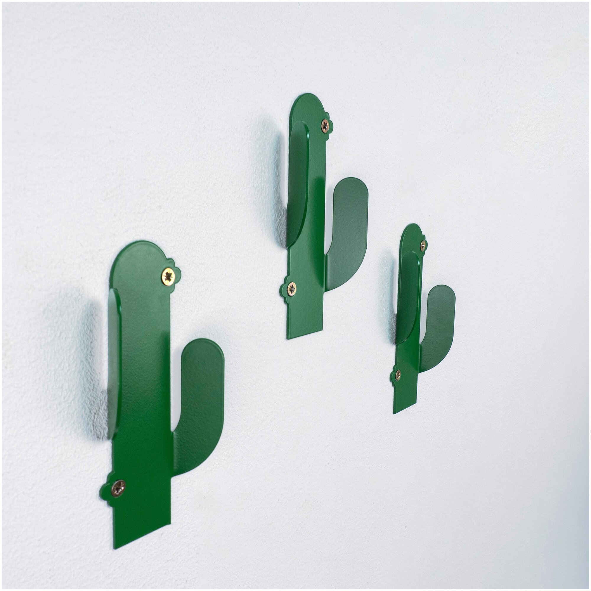 Комплект крючков Cactus зеленый - фотография № 3