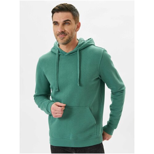 фото Худи взрослая темно-зеленая uzcotton