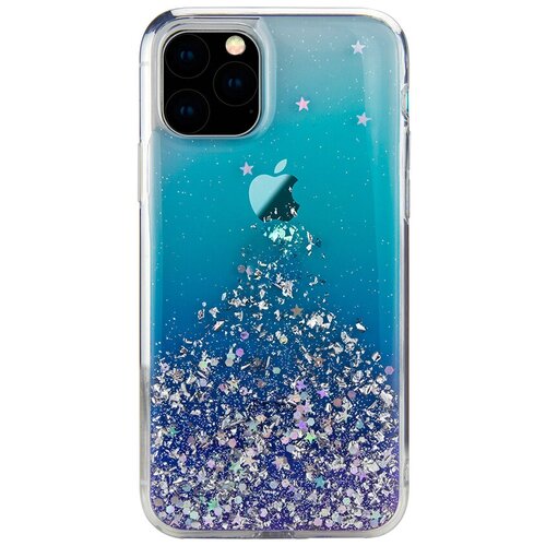 Чехол SwitchEasy Starfield для iPhone 11 Pro прозрачный голубой чехол для смартфона switcheasy colors для iphone 11 pro baby blue