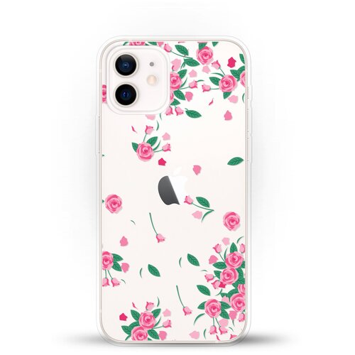 фото Силиконовый чехол розочки на apple iphone 12 andy & paul