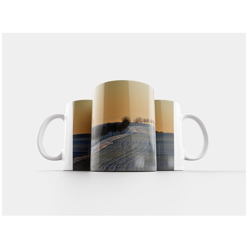 фото Кружка "hupstedt, зима, пейзаж" 320 мл lotsprints