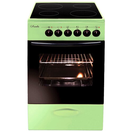 Плита Электрическая Лысьва EF4002MK00 зеленый стеклокерамика без крышки 3249200₽