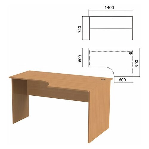 Стол письменный эргономичный 