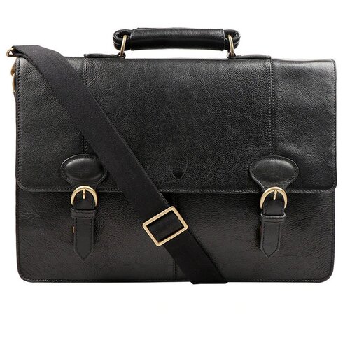 Портфель черный Hidesign PARKER-03 BLACK