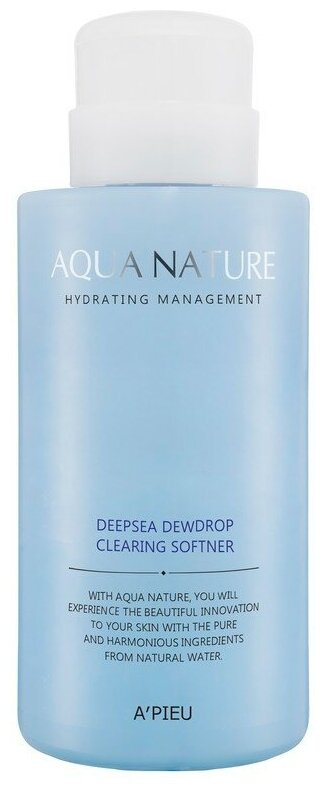 Софтнер для лица A`PIEU AQUA NATURE очищающий 500 мл