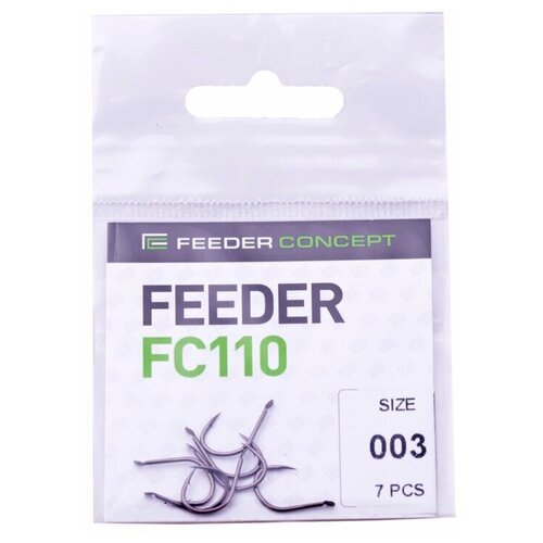 крючки feeder concept feeder fc110 005 7шт Крючки Feeder Concept FEEDER FC110 №003 7шт.