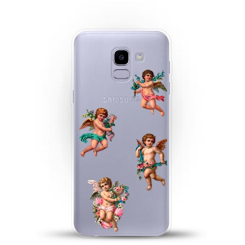 фото Силиконовый чехол ангелочки на samsung galaxy j6 (2018) andy & paul
