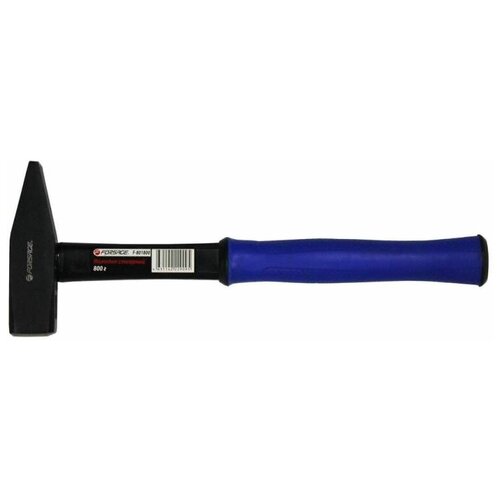 Молоток слесарный с фиберглассовой эргономичной ручкой и резиновой противоскользящей накладкой (800г) Forsage F-801800