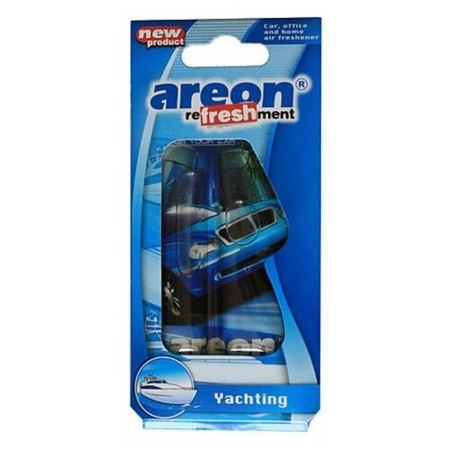 фото Ароматизатор на зеркало areon refreshment гелевый яхтинг balev corporation