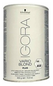 Schwarzkopf Professional Порошок Осветляющий порошок Igora Vario Blond Plus, 450г