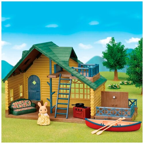 фото Sylvanian families набор "коттедж с зеленой крышей" (подарочный набор) 5610