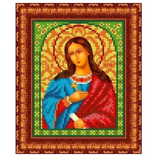 фото Набор для вышивания каролинка кбин 5007ч св.муч.марина