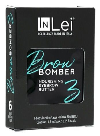 InLei Питательное масло для бровей Brow Bomber 3, упаковка 6 шт, 9 мл