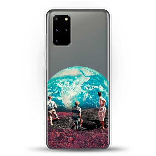фото Силиконовый чехол вид на землю на samsung galaxy s20+ andy & paul