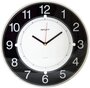 Настенные часы Apeyron PL1712731-1 в форме круга из качественного пластика. Лицевая сторона защищена стеклом. На циферблате белого цвета с черным кольцом по краю расположены арабские цифры и три стрелки. Часы сохранят тишину в помещении