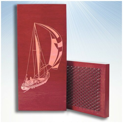 фото Доска садху с динамическими гвоздями, море корабль - 1542 красная goodwood