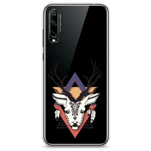 фото Силиконовый чехол "символика с черепом" на honor 30i / хонор 30i case place