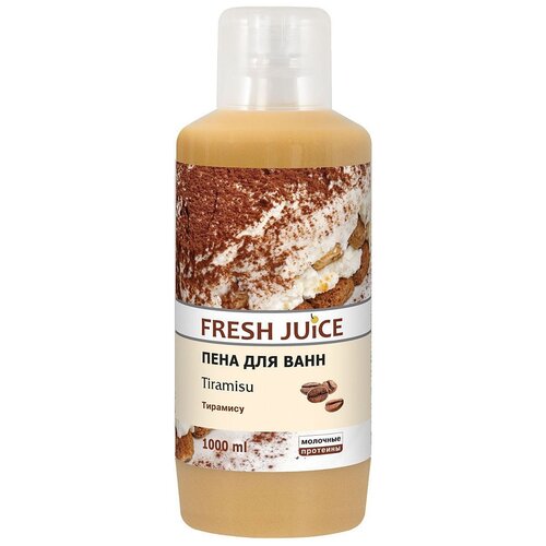 Fresh Juice Пена для ванн Tiramisu, 1 л