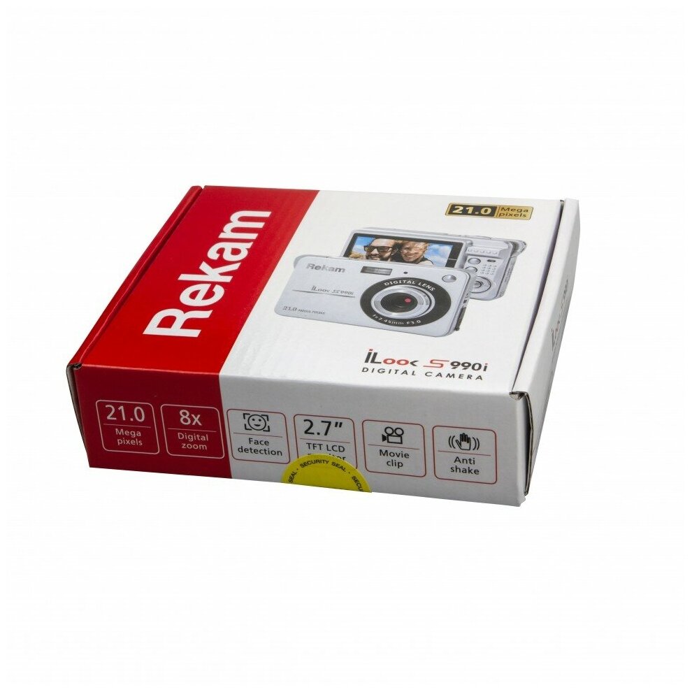 Камера цифровая Rekam iLook S990i silver metallic