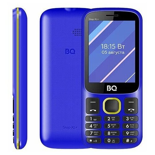Мобильный телефон BQ 2820 Step XL+ Blue/Yellow SC 6531E, 1, 201MHZ, MOCOR, 32 MB, 32 MB, 2G GSM 850/900/1800/1900, Bluetooth Версия 2.1 Экран: 2.4 