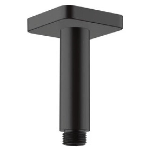 фото Потолочный держатель 100 мм hansgrohe vernis shape 26406670, матовый черный