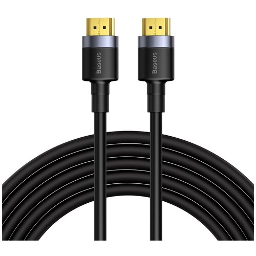 Кабель 4K HDMI male - 4K HDMI male Baseus Cafule Adapter Cable 5м vention hdmi adapter 90 270 degree right angle 4k hdmi extender hdmi male to female cable connector for hdtv ps4 hdmi converter