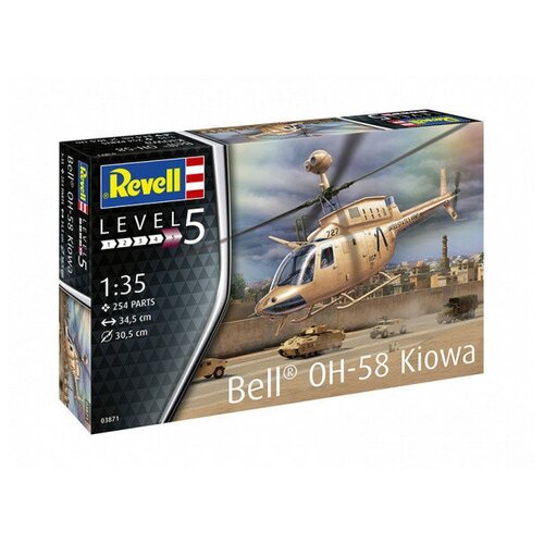 фото Сборная модель "американский лёгкий вертолёт oh-58 kiowa" revell