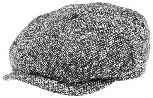 Кепка восьмиклинка STETSON, шерсть, размер 58, серый