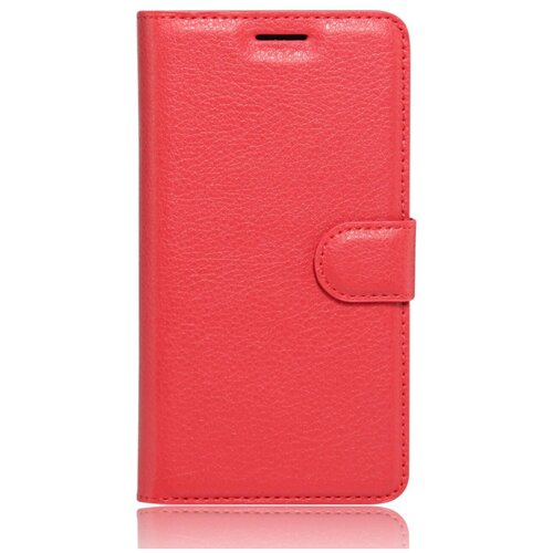 фото Чехол-книжка mypads для samsung galaxy s6 с мульти-подставкой застёжкой и визитницей красный