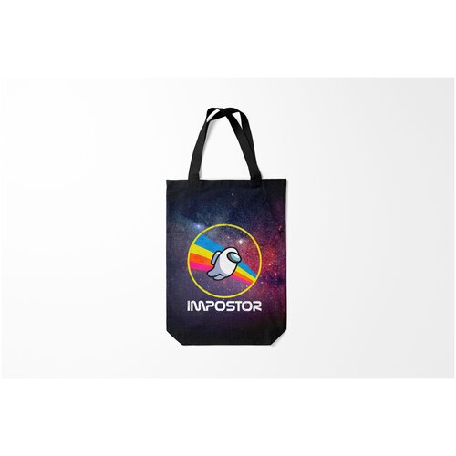 фото Сумка-шоппер / 31х42 см / геймерам / among us nasa impostor burnettie