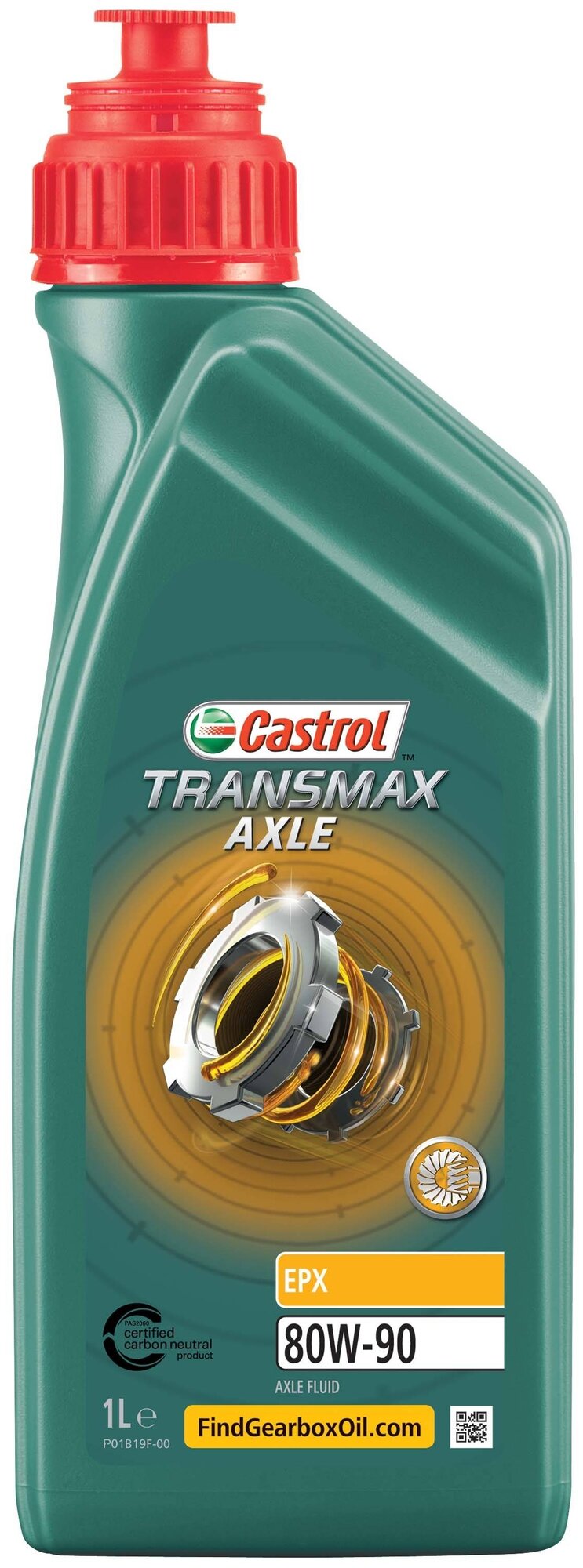 Масло трансмиссионное Castrol Transmax Axle EPX, 80W-90, 1 л, 1 шт.