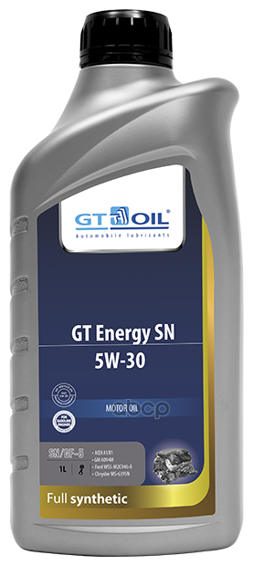 GT OIL Масло Моторное Gt Oil Gt Energy Sn 5w-30 Синтетическое 1 Л 8809059407240