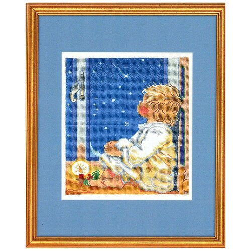 фото Набор для вышивания eva rosenstand 94-059 мальчик смотрящий на звезды