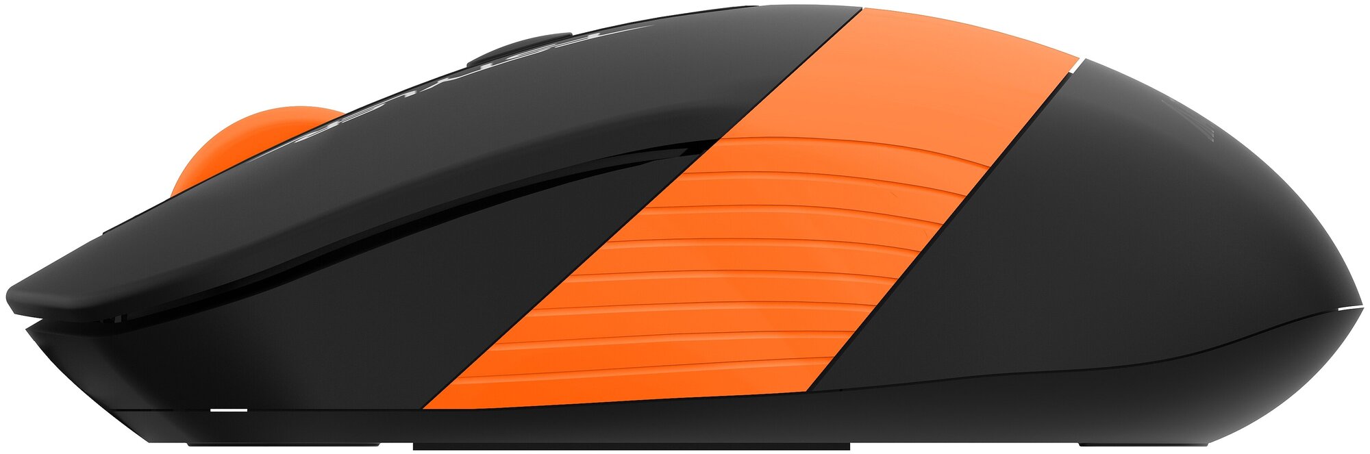 Комплект клавиатура и мышь A4TECH Fstyler FG1010 черный/оранжевый USB беспроводная (1147574) - фотография № 4