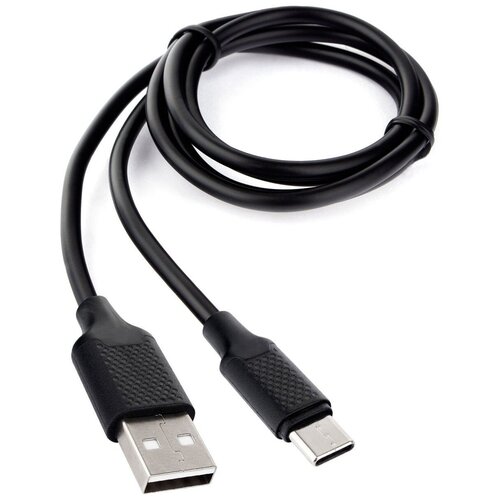 USB Type C кабель Cablexpert CCB-USB2-AMCMO2-1MB кабель luazon type c usb 1 а 1 м магнитный разъем только для зарядки микс