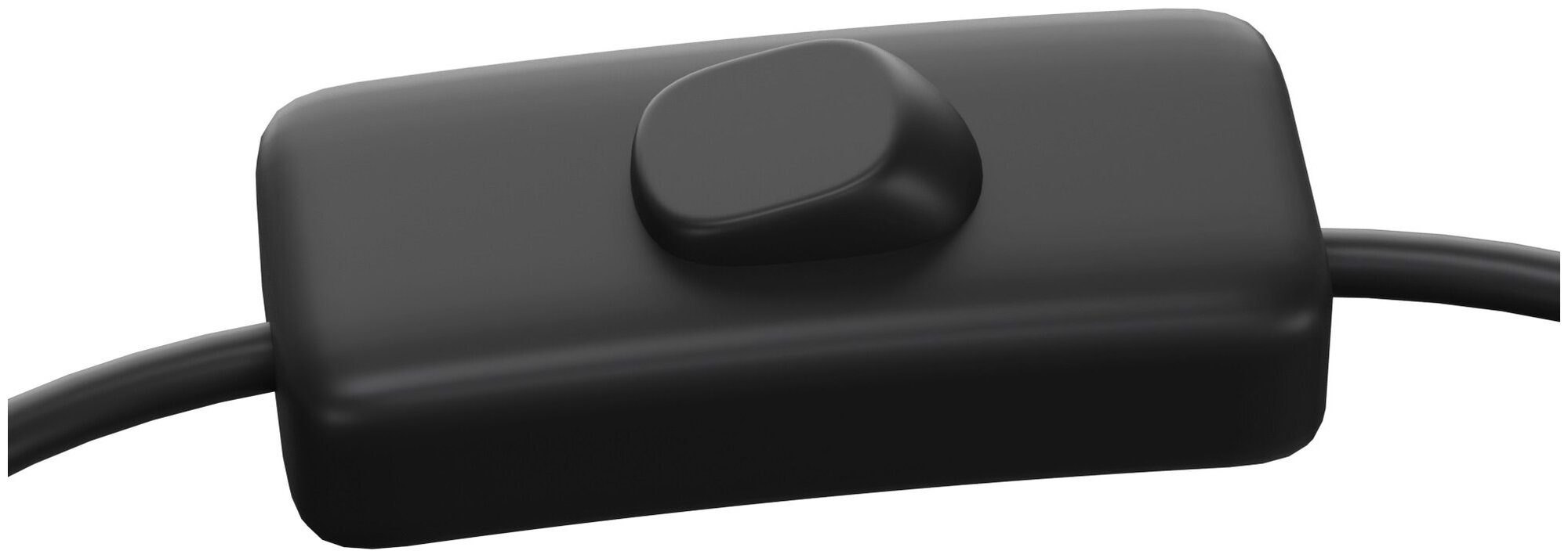 Кабель удлинитель переходник USB GSMIN RTS-02 2А с выключателем 30 (Черный)