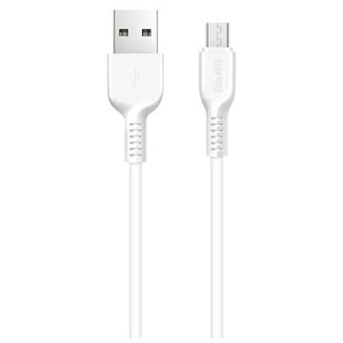 Кабель Faison HX20 Rise (USB-microUSB), 1 м, 1 шт., белый дата кабель usb micro usb провод usb micro usb кабель usb micro usb разъем зарядный кабель белый