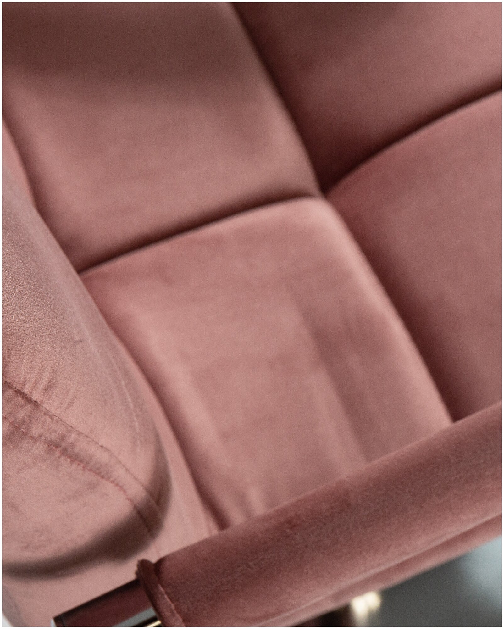 Стул барный KRUGER ARM LM-5011 цвет сиденья пудрово-розовый велюр (MJ9-32), цвет основания хромированная сталь - фотография № 8