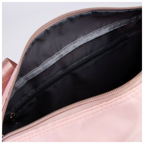 фото Nazamok сумка спортивная на молнии с увеличением, 4 наружных кармана, цвет розовый