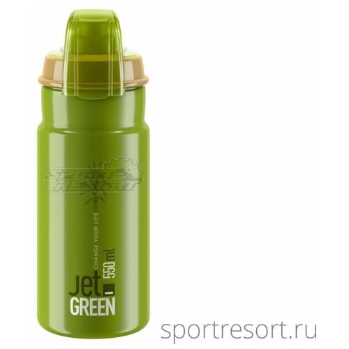 фото Elite фляга elite jet green plus 550 ml зеленая
